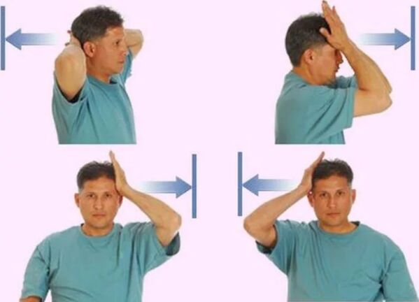 Gymnastics for the neck with osteocondrosis